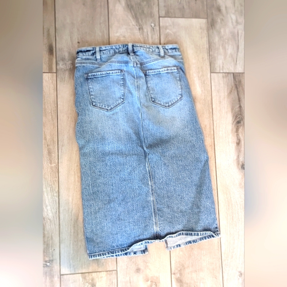 Cello Blue Distressed Hem Jeans